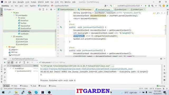 Spring Boot Testing Framework JSONAssert and JsonPath session 31