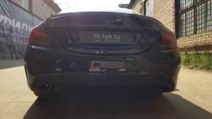 Злой выхлоп на Mercedes C250 W205 + stage 2 до 280 л.с.