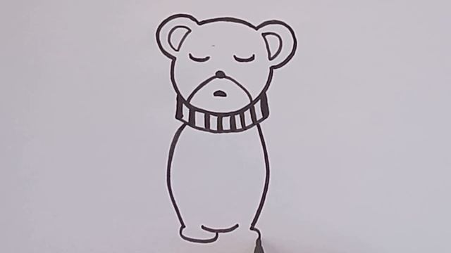 How to Draw Sweet Bear ? Like a Toy for Kids Easy Drawing Step by Step смотреть онлайн
