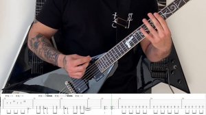 Bullet For My Valentine - "4 Words (To Choke Upon)" - Guitar Cover with On Screen Tabs (#8)