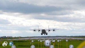 Landing of AN-22 aircraft of Antonov Airlines at Kyiv-Antonov-2 airport