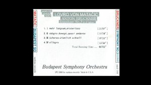 Bruckner - Symphony No.3 (Budapest SO - Matacic)