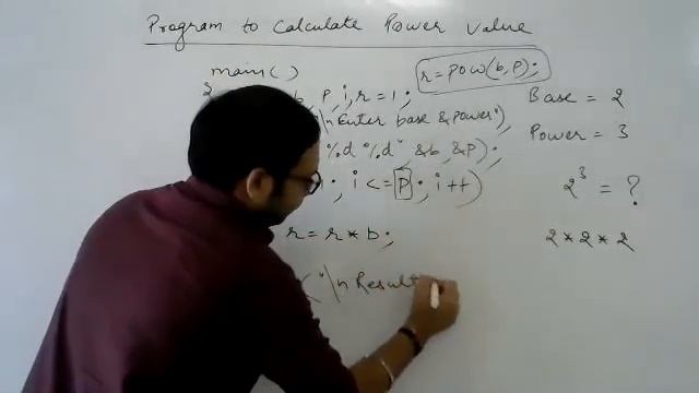 Calculate one number raised to the power of another in C programming | C programming video tutorial смотреть онлайн