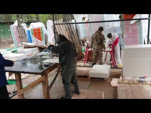 Сверление отверстий под анкер для скрытого крепления KS9 и установка аграф