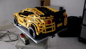 MOC Lego Technic Transformer Chevrolet Camaro 2015 with SBrick