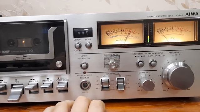 кассетная дека AIWA AD-F40 1979г.в. смотреть онлайн