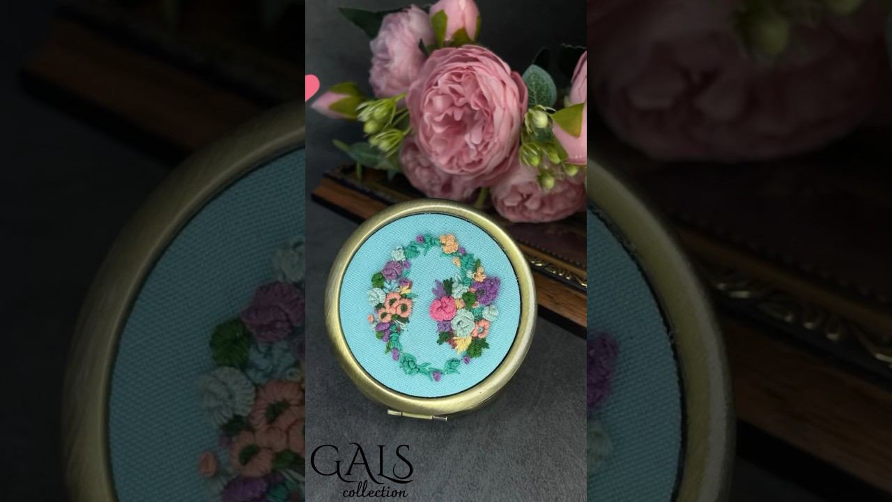 МОНОГРАММА ИЛИ ВЕНОЧЕК? Что видите вы? #вышивка #идеидляподарка смотреть онлайн