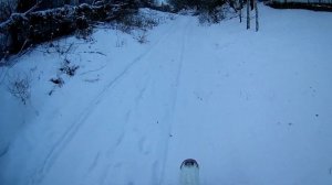 Зимой на Питбайке без шипов / Покатушка на Kayo 125