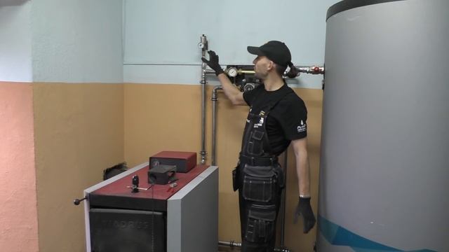 Твердотопливный котел и буферная ёмкость смотреть онлайн