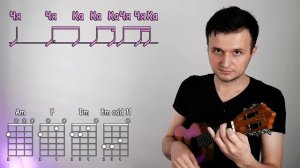 Как играть БОЙ ВОСЬМЕРКА на УКУЛЕЛЕ | для начинающих | КЛИПИН 8ка