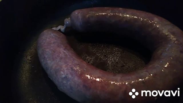 Как выглядит колбаса из субпродуктов в готовом виде #жизньвбеловежскойпуще##жизньвлесу#