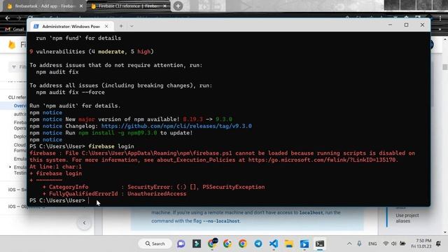 Install Firebase CLI for Windows | Flutter