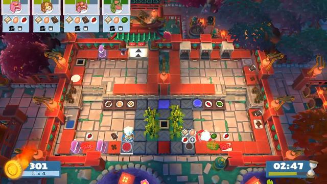 오버쿡드2(Overcooked 2 Moon Harvest Festival DLC) 1-3 2인 4 Stars смотреть онлайн