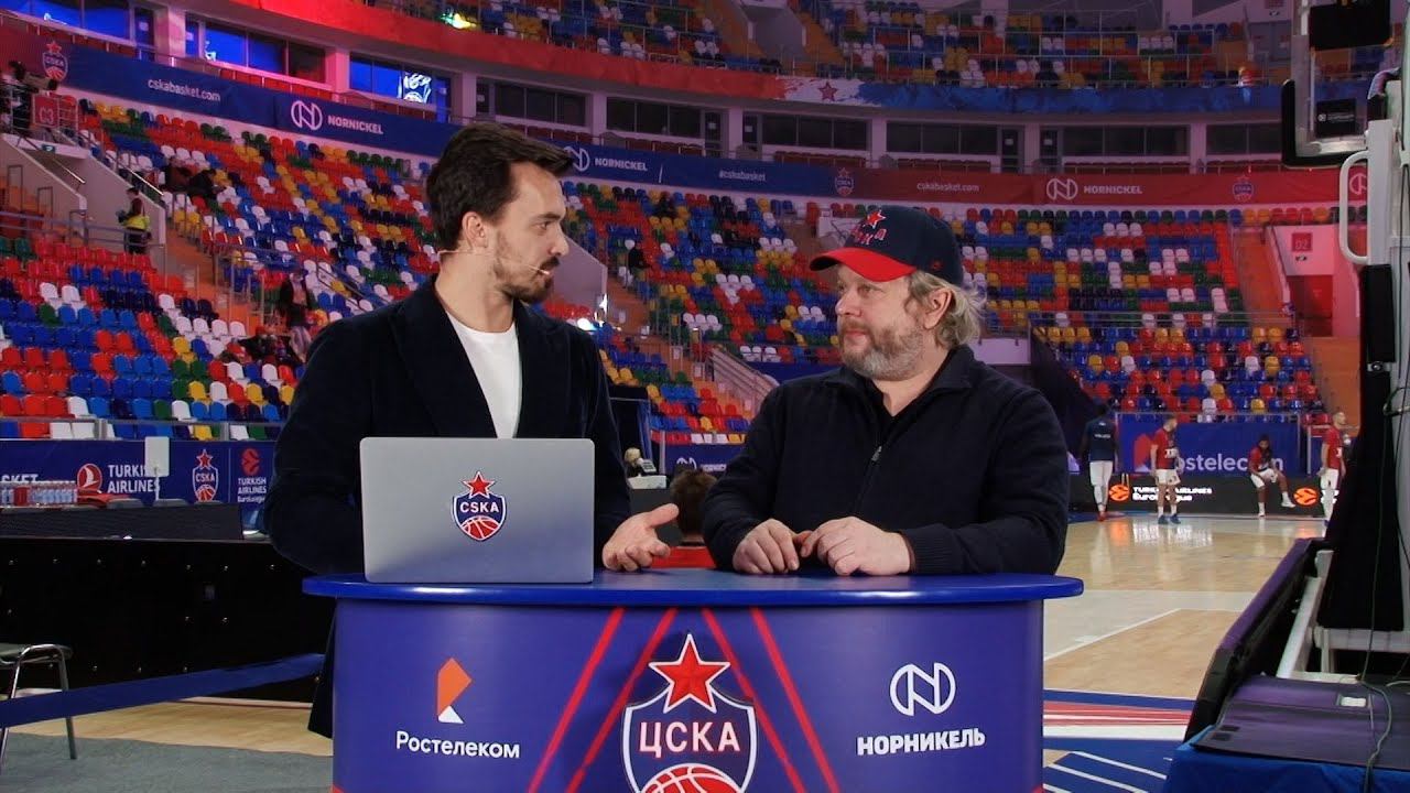 #CSKABasketShow: Александр Домогаров и Алексей Андронов