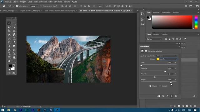 Como hacer un Fotomontaje estilo Matte Painting Básico en Photoshop смотреть онлайн