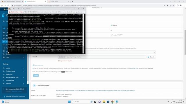 Jupyterlab Installation in Docker - Homelab смотреть онлайн