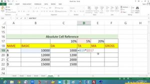 Microsoft Excel 2013 Tutorial in Bengali –(Part 13) - Cell Reference