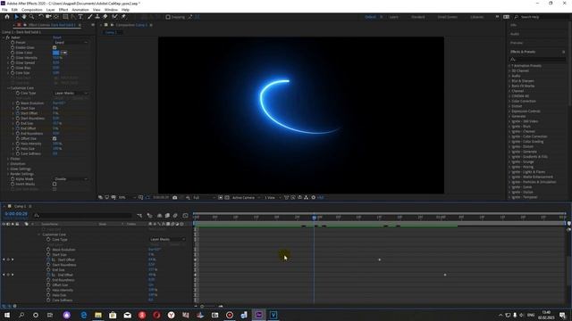 Saber Анимация ! After Effects 2020 / Движение по заданной траектории