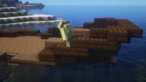 Minecraft: How to Build a Boat House | Small Ship Tutorial