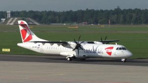 CSA Czech Airlines ATR 72 landing at Graz Airport | OK-NFU