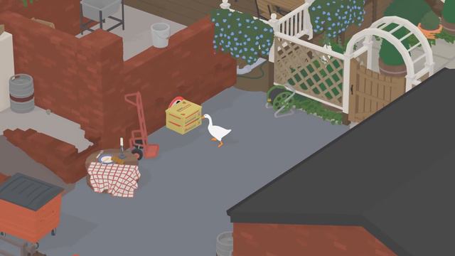 Гусь в пабе, загадка с ведром ❄ Untitled Goose Game ❄ №4 смотреть онлайн