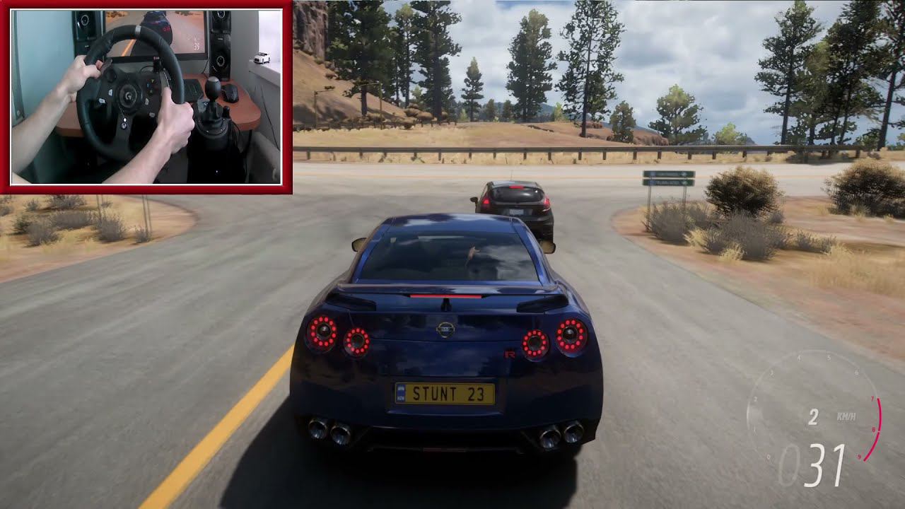 Nissan GT-R R35 - Forza Horizon 5 | Logitech g920 gameplay
