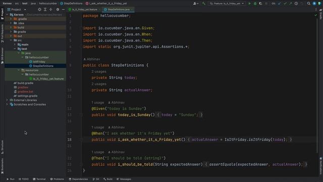 How To: Write Scenario In Cucumber Using Java (2 Min) смотреть онлайн