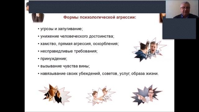 Особенности построения коммуникации с агрессивным человеком.