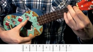 В лесу родилась ёлочка разбор на укулеле (табулатура)