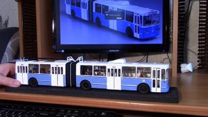 Обзор масштабной модели троллейбуса ЗИУ 10 ,683 SSM