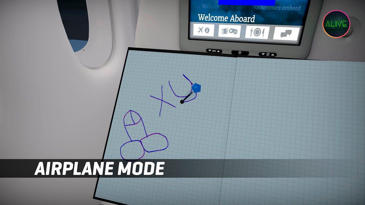 СИМУЛЯТОР АВИАПАССАЖИРА - AIRPLANE MODE