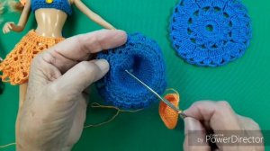 Шляпки с ажурными полями для Барби. Урок вязания. Barbie Crochet. Мастер-класс.