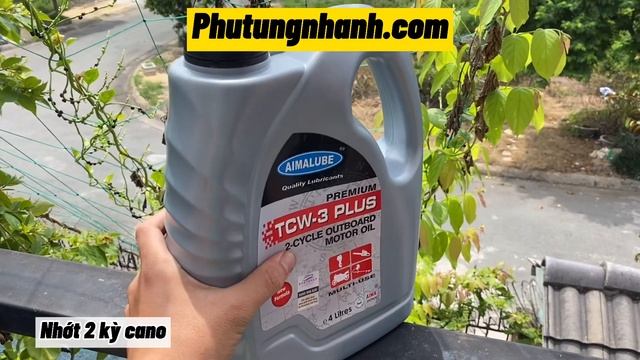 Nhớt 2 kỳ nào tốt cho Tàu Cano , máy cắt cỏ, xe 2 thì mã TCW3 Aimalube | Phụ Tùng Nhanh смотреть онлайн