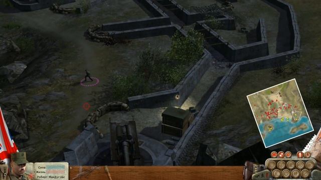 В тылу врага - Soldiers: Heroes of World War II - прохождение - миссия 2-1 - Маяк