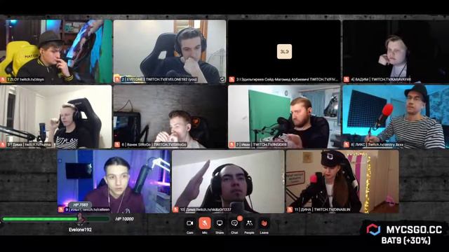 МАФИЯ СО СТРИМЕРАМИ #12 ЭВЕЛОН/ДИНА/ЛИКС/МАРК/БРАТИШКИН/АРИНЯН И ДР