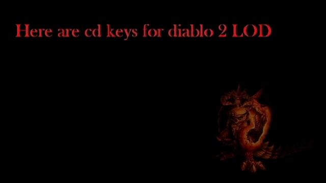 CD Keys for Diablo 2 смотреть онлайн