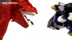 Miniforce X commando X machine Raybot, Raycar, Rayhawk transform! Defeat dinosaurs! #DuDuPopTOY
