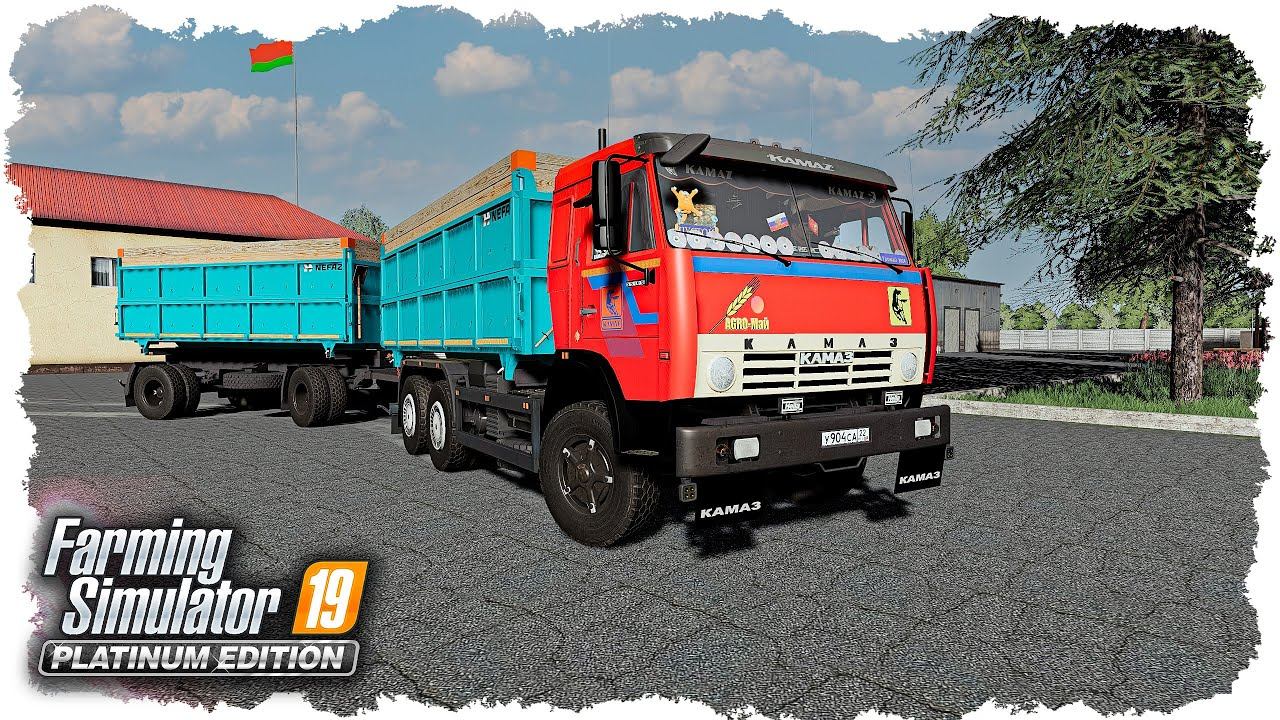 КАМАЗ 55102 "Модный". Небольшая демонстрация FS-19 смотреть онлайн