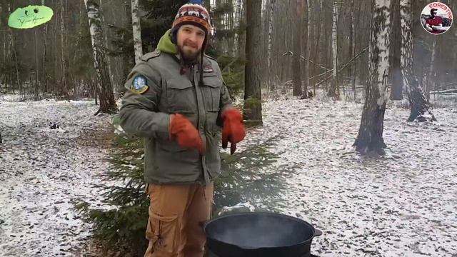 Бараньи ребра с картошкой. Лесная кухня. смотреть онлайн