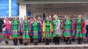 Марийская песня (такмак-влак). Подсмотрено на фольклорном празднике. Видео Хайбуллина Василия