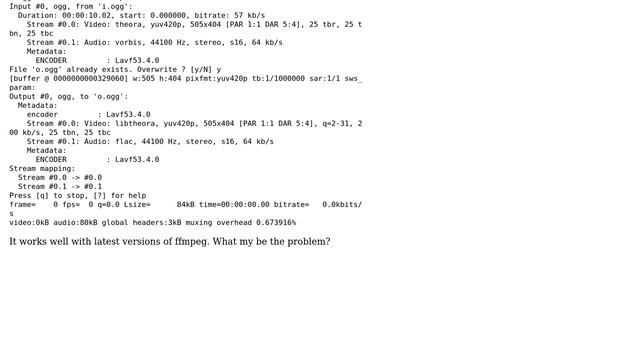 ffmpeg can not cut the file: could not seek to position error смотреть онлайн