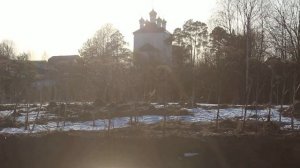 Река Уводь. Село Стромихино. Церковь Воскресения Христова.