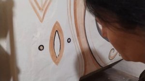 Рисунок на печке