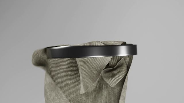 Blender 3D симуляция ткани