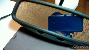 Салонное зеркало заднего вида от Peugeot 307 с авто затемнением на ваз 2101-07.