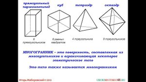 Многогранник   Геометрия 7 9 класс #118   Инфоурок