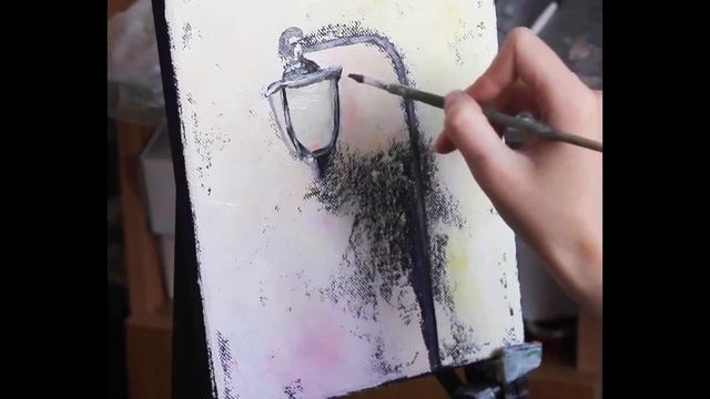 Уйменова Анастасия урок живописи маслом 'Цветочный фонарь" (по мотивам) смотреть онлайн