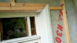 как обнести окно около оконными планками самостоятельно.. монтаж сайдинга. на старом доме.