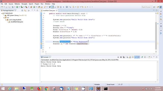 Java Tutorial for beginners #vizagstudents #learnjava #tutorial #java #updated
