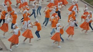 55 лет полёта В.В.Терешковой. Флешмоб «Космическая прогулка: Валентина-твист». Ярославль, 16.06.201